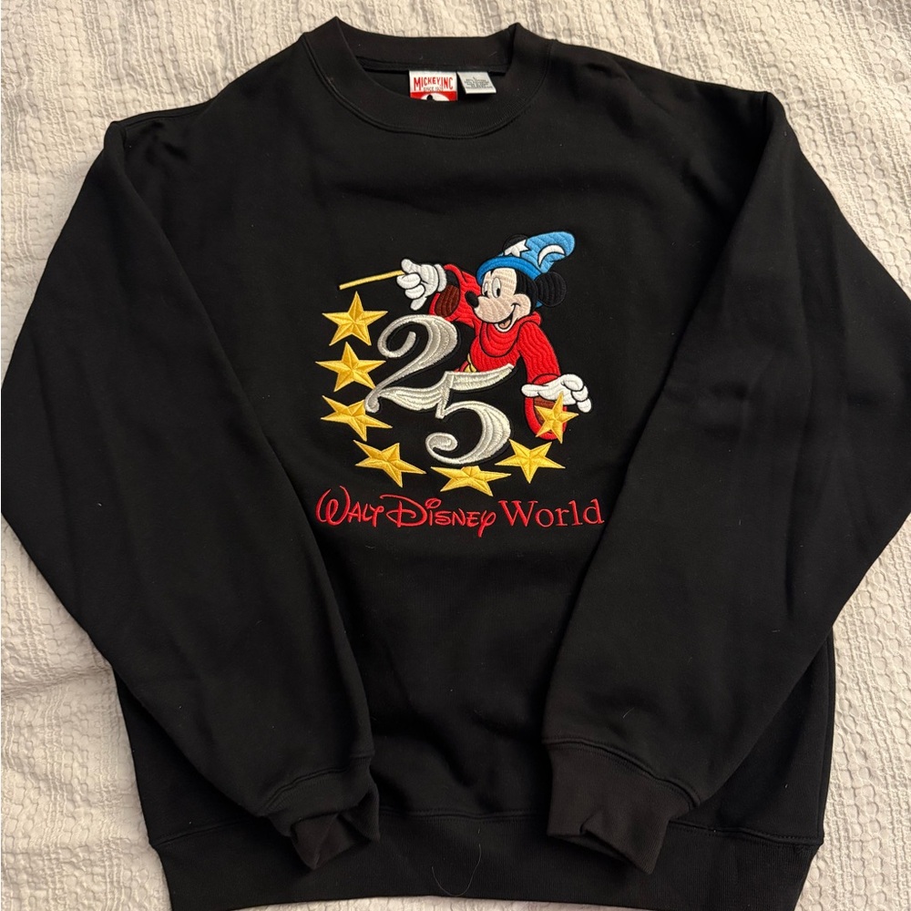 Vintage Sorcerer Mickey Walt Disney World Crewneck